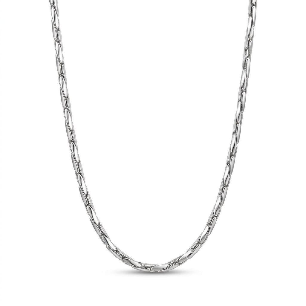 Luxury Silver Link Chain Necklace for Men
