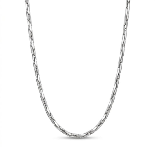 Luxury Silver Link Chain Necklace for Men