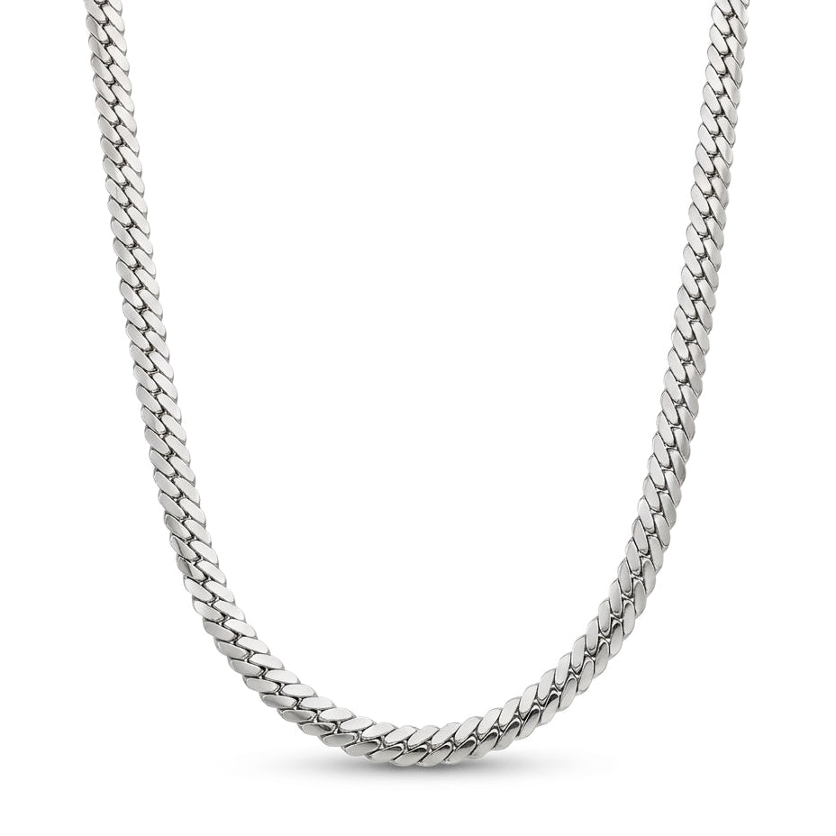 Luxury Silver Cuban Chain Necklace for Men