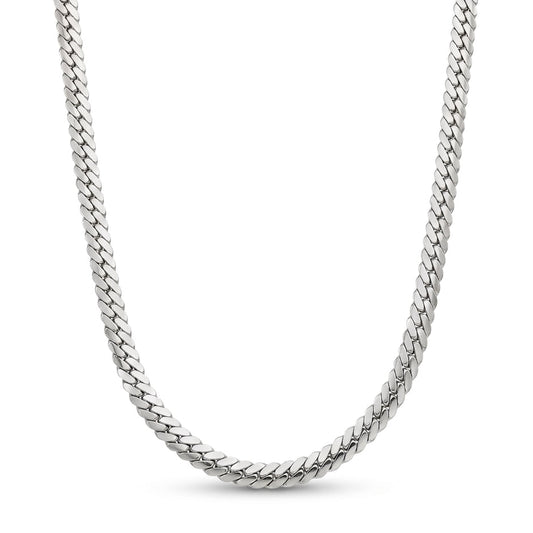 Luxury Silver Cuban Chain Necklace for Men