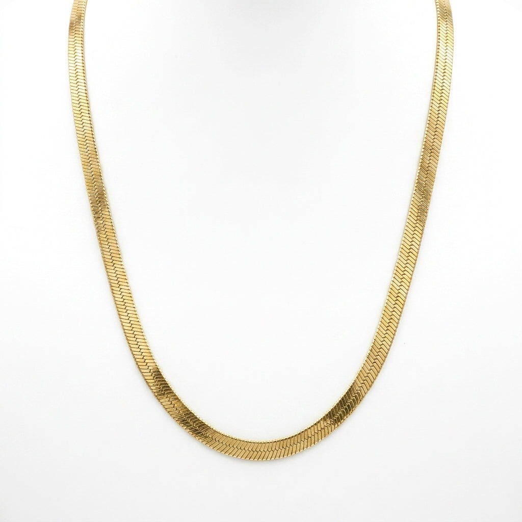Luxury Gold Snake Chain Necklace for Men